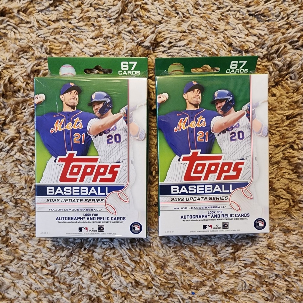 Topps Baseball Update Series 2022 Hanger Box 2x Set New Sealed MLB Cards